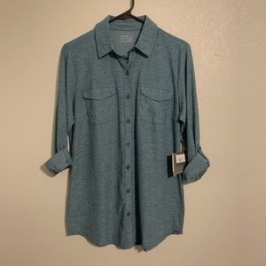 Eddie Bauer button up top